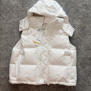 Lululemon Wunder Puff White Cropped Vest